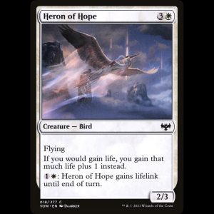 MTG Heron of Hope Innistrad: Crimson Vow vow#18