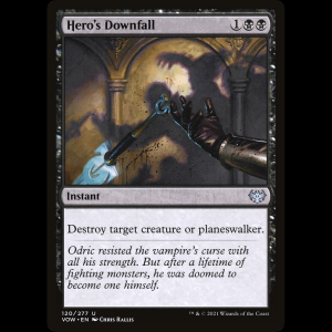 MTG La caída del héroe (Hero's Downfall) Innistrad: Crimson Vow vow#120