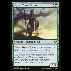 MTG Exploradora de la Torre de Hyrax (Hyrax Tower Scout) Theros Beyond Death thb#173