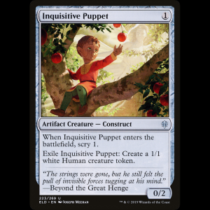 MTG Marioneta inquisitiva (Inquisitive Puppet) Throne of Eldraine eld#223