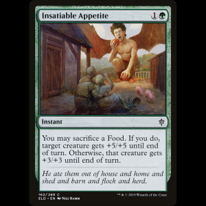 MTG Insatiable Appetite Throne of Eldraine eld#162