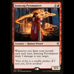 MTG Piromante de Ferrorrisco (Irencrag Pyromancer) Throne of Eldraine eld#128
