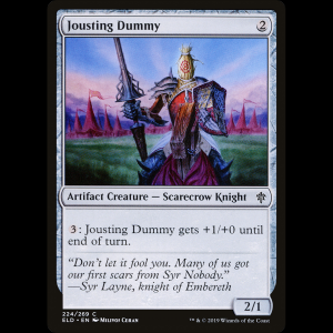 MTG Maniquí de justas (Jousting Dummy) Throne of Eldraine eld#224