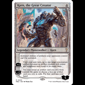 MTG Karn, the Great Creator Mystery Booster 2 mb2#3
