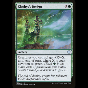 MTG Designio de Klothys (Klothys's Design) Theros Beyond Death thb#176