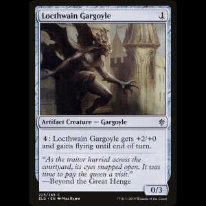 MTG Gárgola de Nimboscuro (Locthwain Gargoyle) Throne of Eldraine eld#225