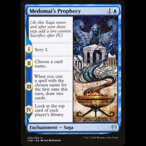 MTG Profecía de Medomai (Medomai's Prophecy) Theros Beyond Death thb#53