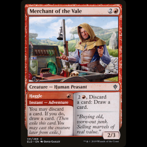MTG  (Merchant of the Vale // Haggle) Throne of Eldraine eld#131