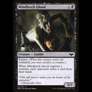 MTG Necrófago absorbementes (Mindleech Ghoul) Innistrad: Crimson Vow vow#122