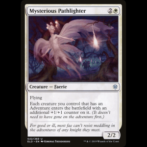 MTG Alumbrasendas misterioso (Mysterious Pathlighter) Throne of Eldraine eld#22