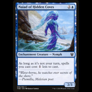 MTG Náyade de las caletas ocultas (Naiad of Hidden Coves) Theros Beyond Death thb#56