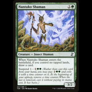 MTG Nantuko Shaman Time Spiral Remastered tsr#221