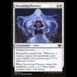 MTG Presencia maternal (Nurturing Presence) Innistrad: Crimson Vow vow#26