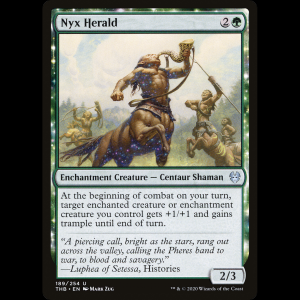 MTG Heraldo de Nyx (Nyx Herald) Theros Beyond Death thb#189