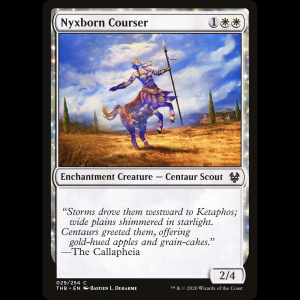 MTG Cazadora nativa de Nyx (Nyxborn Courser) Theros Beyond Death thb#29