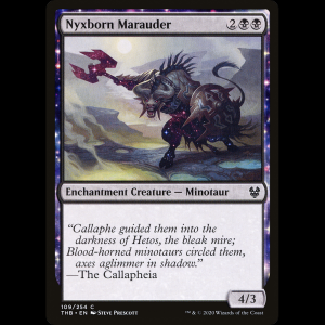 MTG Merodeadora nativa de Nyx (Nyxborn Marauder) Theros Beyond Death thb#109