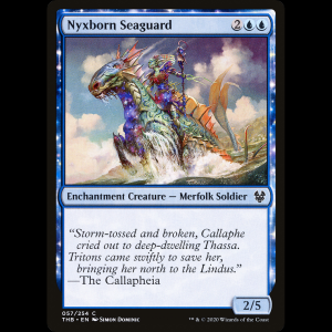 MTG Hidroguardiana nativa de Nyx (Nyxborn Seaguard) Theros Beyond Death thb#57