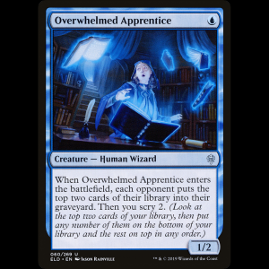 MTG Aprendiz sobrepasada (Overwhelmed Apprentice) Throne of Eldraine eld#60