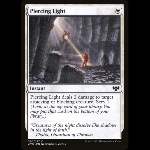 MTG Luz penetrante (Piercing Light) Innistrad: Crimson Vow vow#30