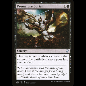 MTG Premature Burial Time Spiral Remastered tsr#131