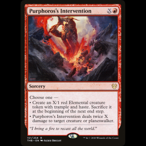 MTG Purphoros's Intervention Theros Beyond Death thb#151