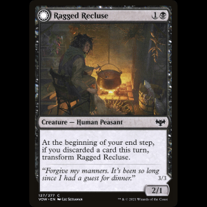 MTG Ragged Recluse // Odious Witch Innistrad: Crimson Vow vow#127
