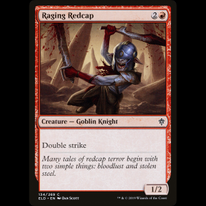 MTG Gorro rojo embravecido (Raging Redcap) Throne of Eldraine eld#134