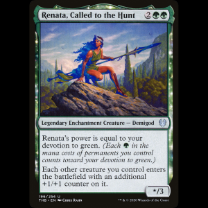 MTG Renata, Called to the Hunt Theros Beyond Death thb#196