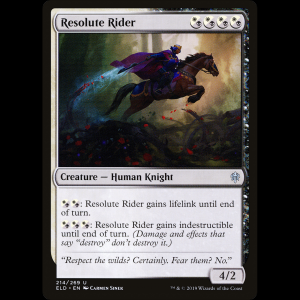 MTG Jinete decidida (Resolute Rider) Throne of Eldraine eld#214