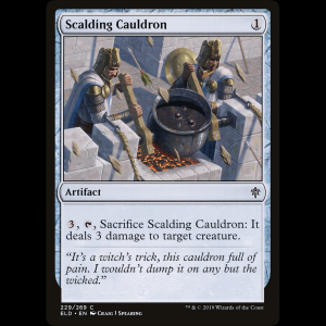 MTG Caldero hirviente (Scalding Cauldron) Throne of Eldraine eld#229
