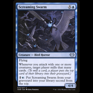 MTG Bandada graznadora (Screaming Swarm) Innistrad: Crimson Vow vow#75