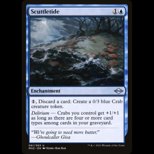 MTG Marea crustácea (Scuttletide) Modern Horizons 2 mh2#61