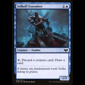 MTG Sepultador de Selhoff (Selhoff Entomber) Innistrad: Crimson Vow vow#76