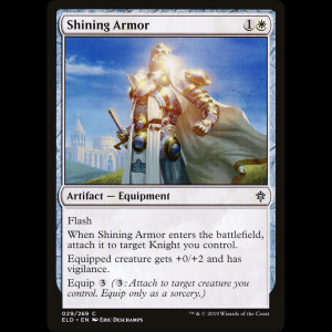 MTG Armadura brillante (Shining Armor) Throne of Eldraine eld#29