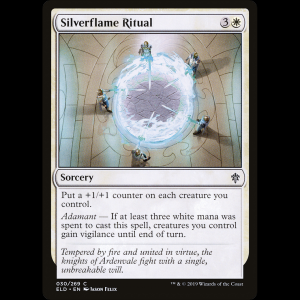 MTG Ritual llamargéntea (Silverflame Ritual) Throne of Eldraine eld#30
