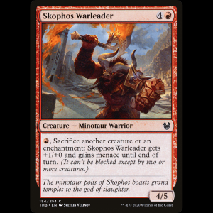 MTG Líder de guerra de Skofos (Skophos Warleader) Theros Beyond Death thb#154