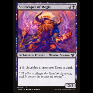 MTG Cosechador de almas de Mogis (Soulreaper of Mogis) Theros Beyond Death thb#115