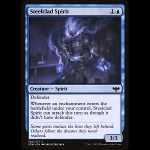 MTG Espíritu acorazado (Steelclad Spirit) Innistrad: Crimson Vow vow#80