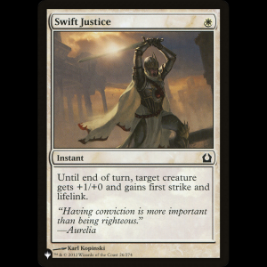 MTG Swift Justice The List plst#RTR-26