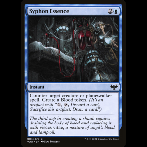 MTG Extraer la esencia (Syphon Essence) Innistrad: Crimson Vow vow#84