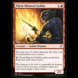 MTG Thick-Skinned Goblin Time Spiral Remastered tsr#196