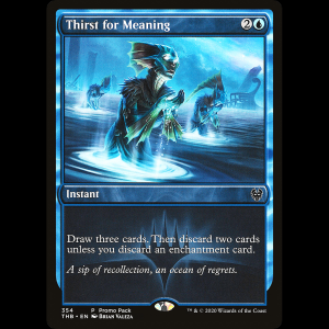 MTG Ansia de sentido (Thirst for Meaning) Theros Beyond Death thb#354