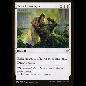 MTG Beso de amor verdadero (True Love's Kiss) Throne of Eldraine eld#34