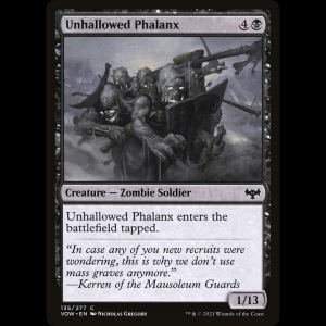 MTG Falange impía (Unhallowed Phalanx) Innistrad: Crimson Vow vow#135