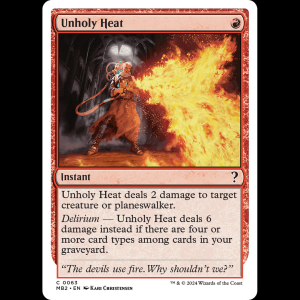 MTG Unholy Heat Mystery Booster 2 mb2#63