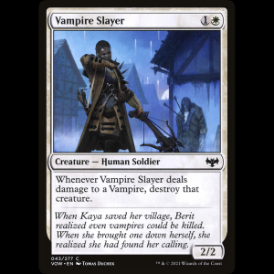 MTG Cazavampiros (Vampire Slayer) Innistrad: Crimson Vow vow#43