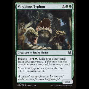 MTG Tifonea voraz (Voracious Typhon) Theros Beyond Death thb#203