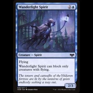 MTG Espíritu luzerrante (Wanderlight Spirit) Innistrad: Crimson Vow vow#86