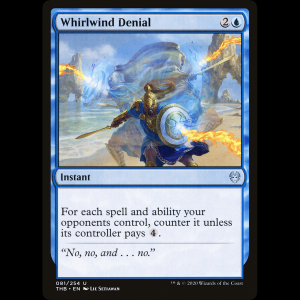 MTG Rechazo en torbellino (Whirlwind Denial) Theros Beyond Death thb#81
