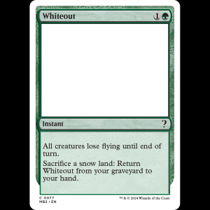 MTG Whiteout Mystery Booster 2 mb2#77